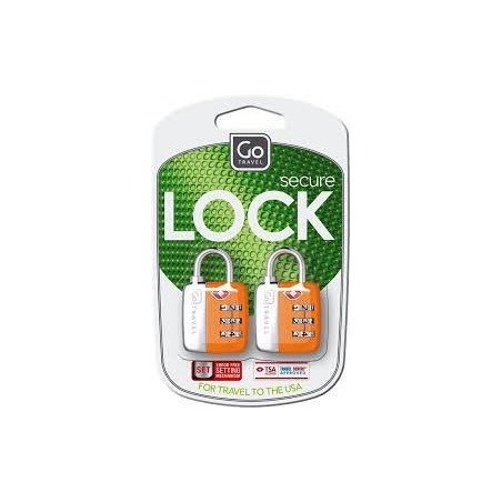 cadenas tsa code (x2) multicouleur
